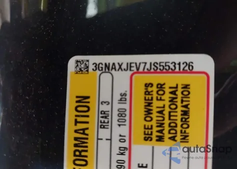 2018 Chevrolet Equinox Lt from USA, damaged, VIN 3GNAXJEV7JS553126